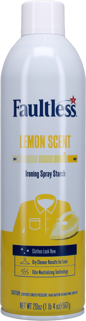 Buy Faultless Lemon Scent Ironing Spray Starch Fabric Stiffener